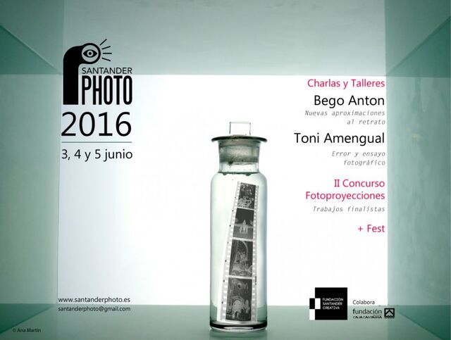 Santander Photo concentrará su programa de actividades en tres únicas jornadas de talleres, charlas y fotoproyecciones