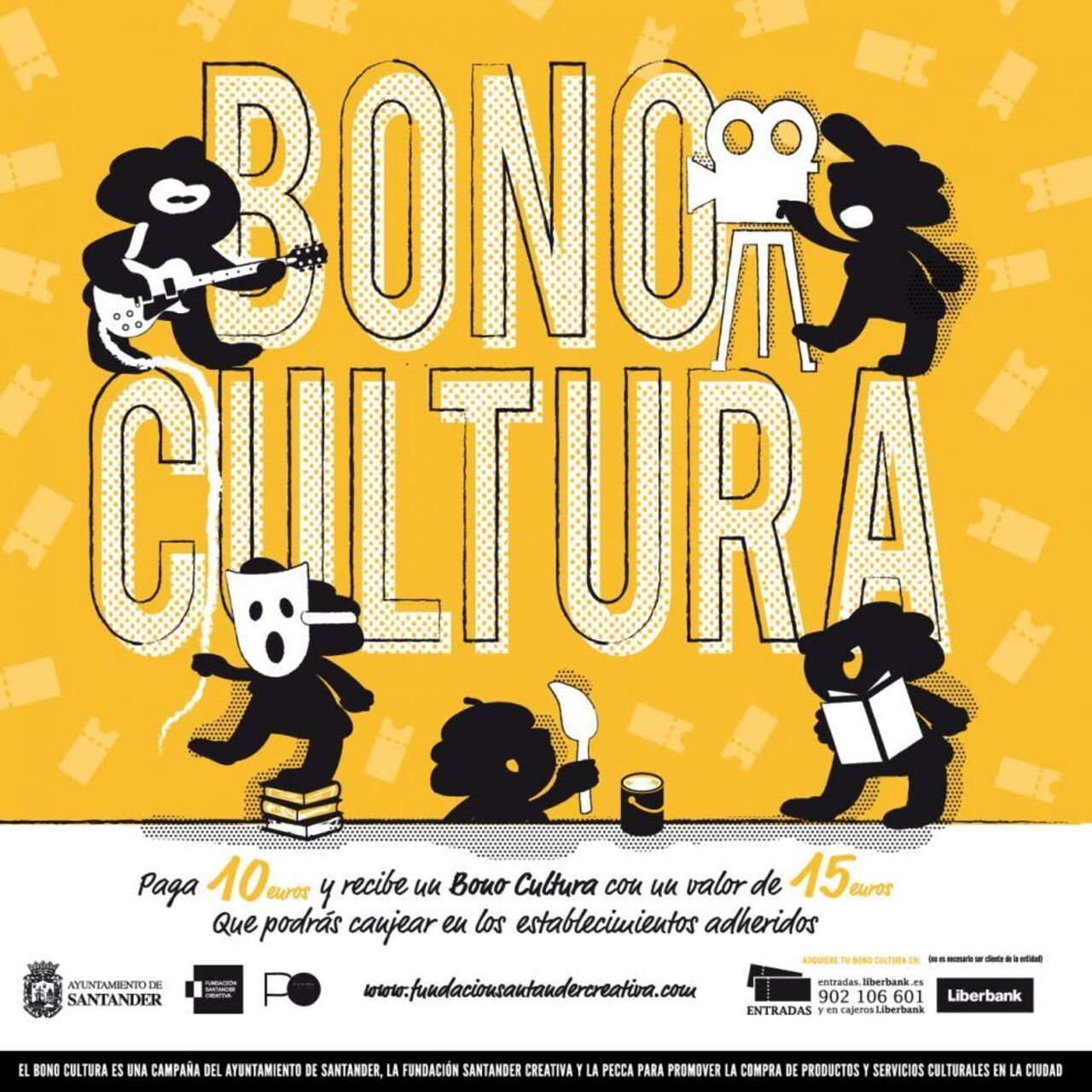 Santander lanzará en abril la tercera edición de la campaña Bono Cultura que pondrá a la venta 5.000 bonos