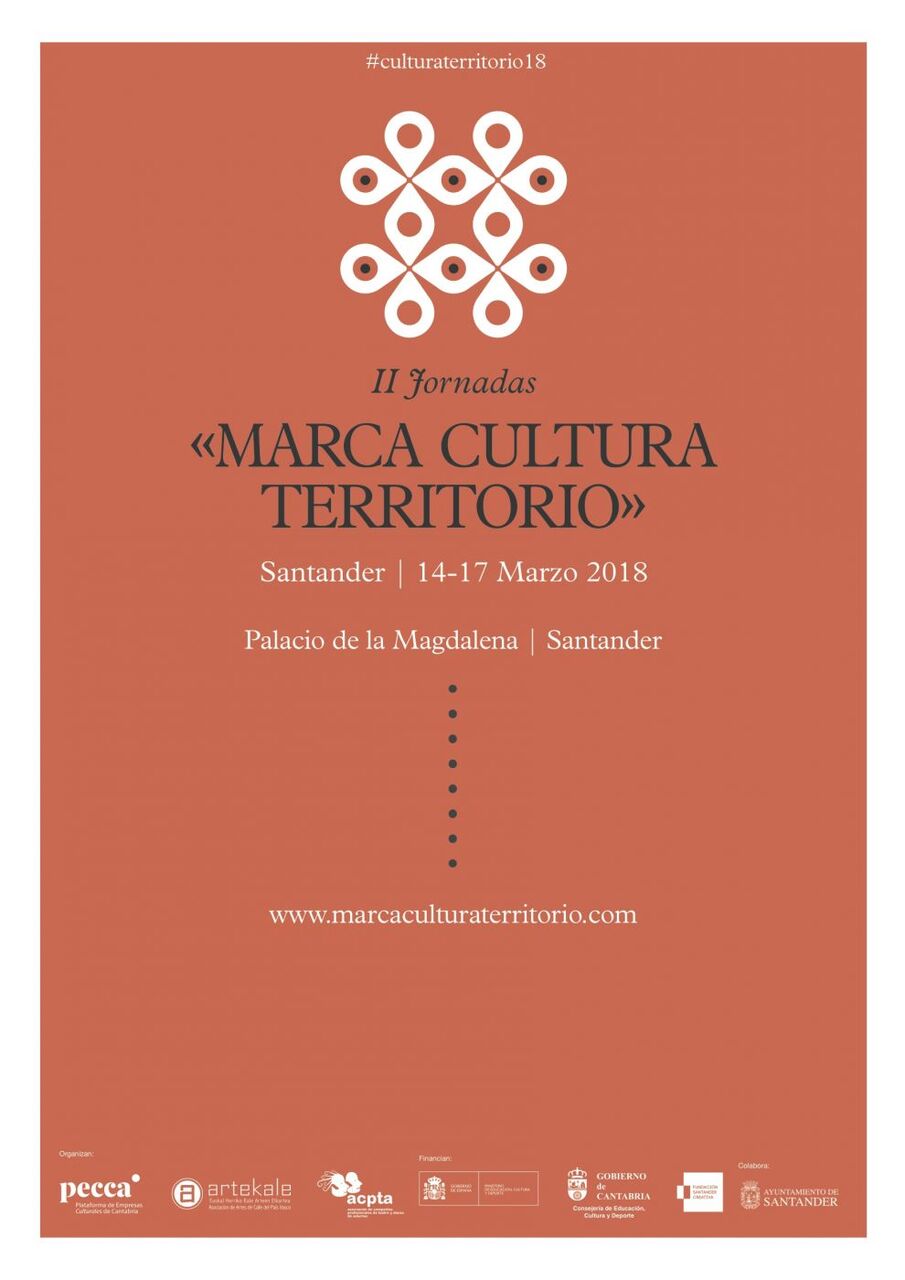 Las II Jornadas 'Marca Cultura Territorio' se celebrarán del 14 al 17 de marzo en Santander con la importancia de la participación ciudadana como principal tema de debate