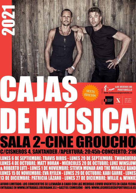 Travis Bird abre la sexta edición de "Cajas de Música"  en el cine Groucho de Santander