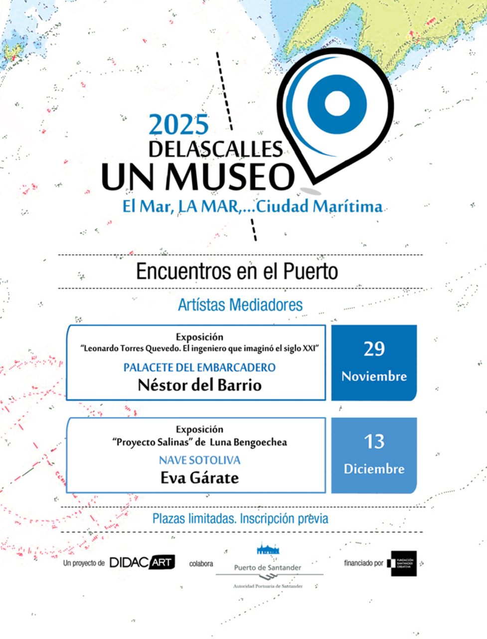 DelascallesunMUSEO clausurará su octava edición con "Encuentros en el Puerto" en el Palacete del Embarcadero y la Nave Sotoliva de la mano de Néstor del Barrio y Eva Gárate